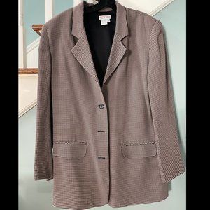 Vintage Houndstooth Jacket (Talbots)